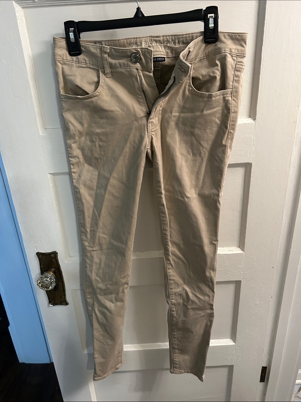 American Eagle Outfitters Light Beige Skinny Pants